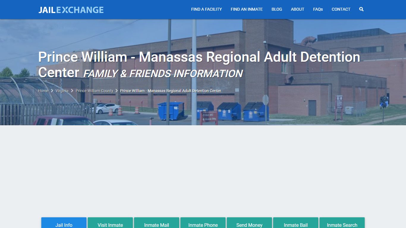 Prince William - Manassas Regional Adult Detention Center VA | Booking ...